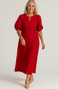 Dam Klänning | Elegant | Puffärm