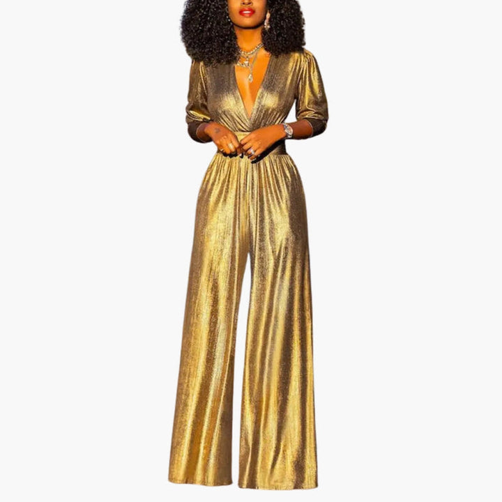 Dam Jumpsuit | Elegant | Djup V-ringning