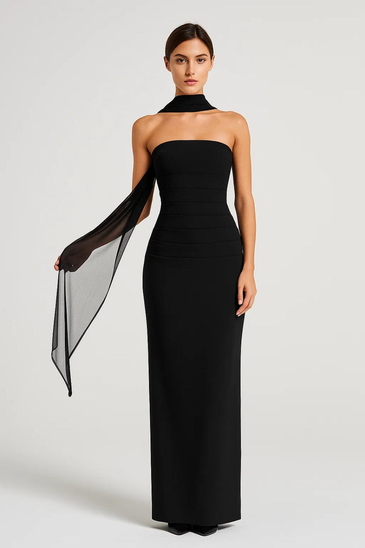Dam Klänning | Elegant Slimfit | Strapless