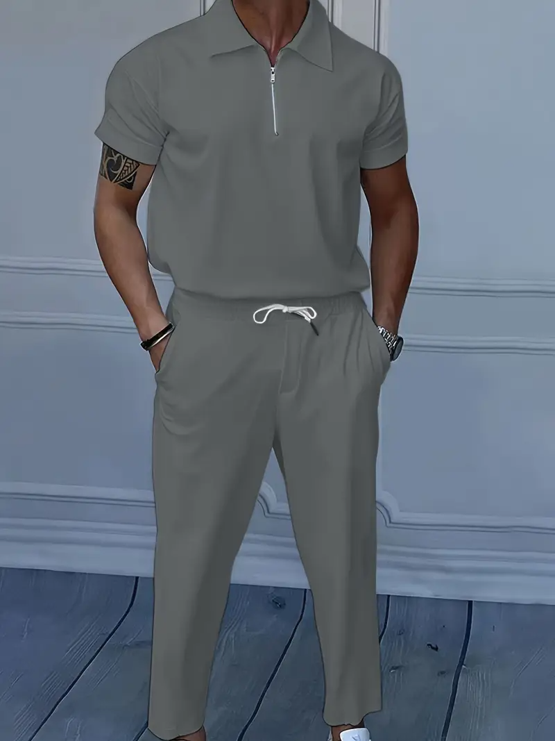 Herr Set | Tapered | Med Dragkedja