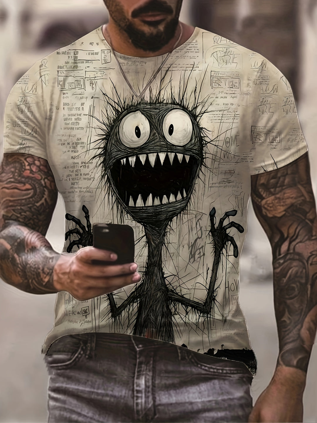 Herr T-shirt | Retro | Kortärmad