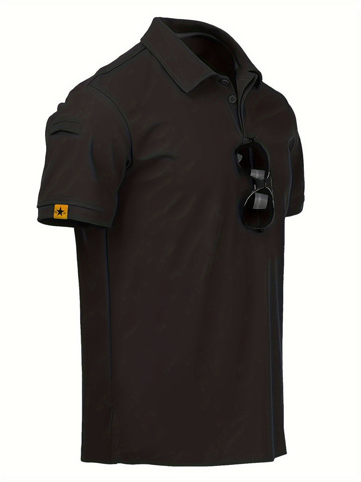 Herrpiké | Slim fit | Med knappar