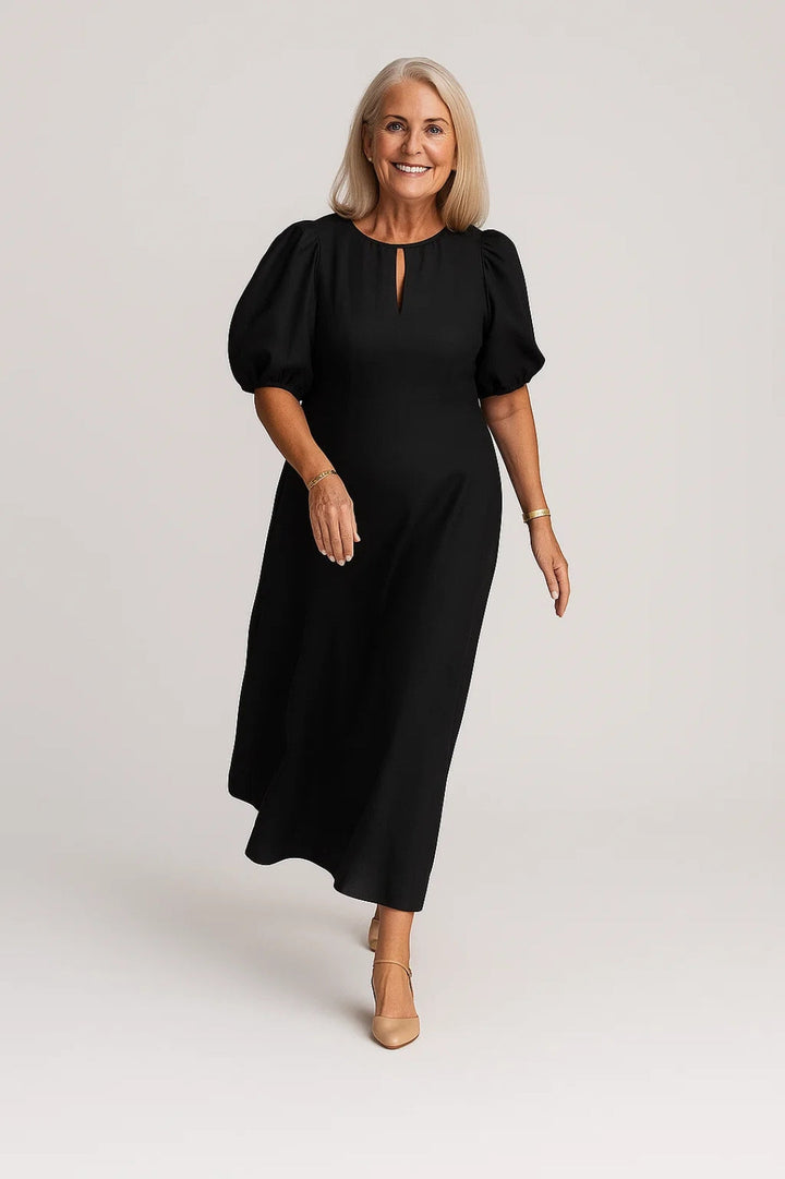 Dam Klänning | Elegant | Puffärm