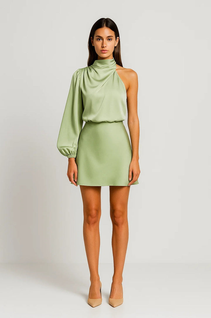 Dam Set | Elegant Asymmetrisk | En Ärm