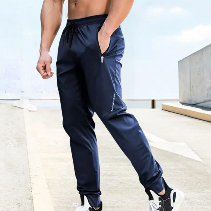 Herr Joggers | Tapered | Med Dragkedja