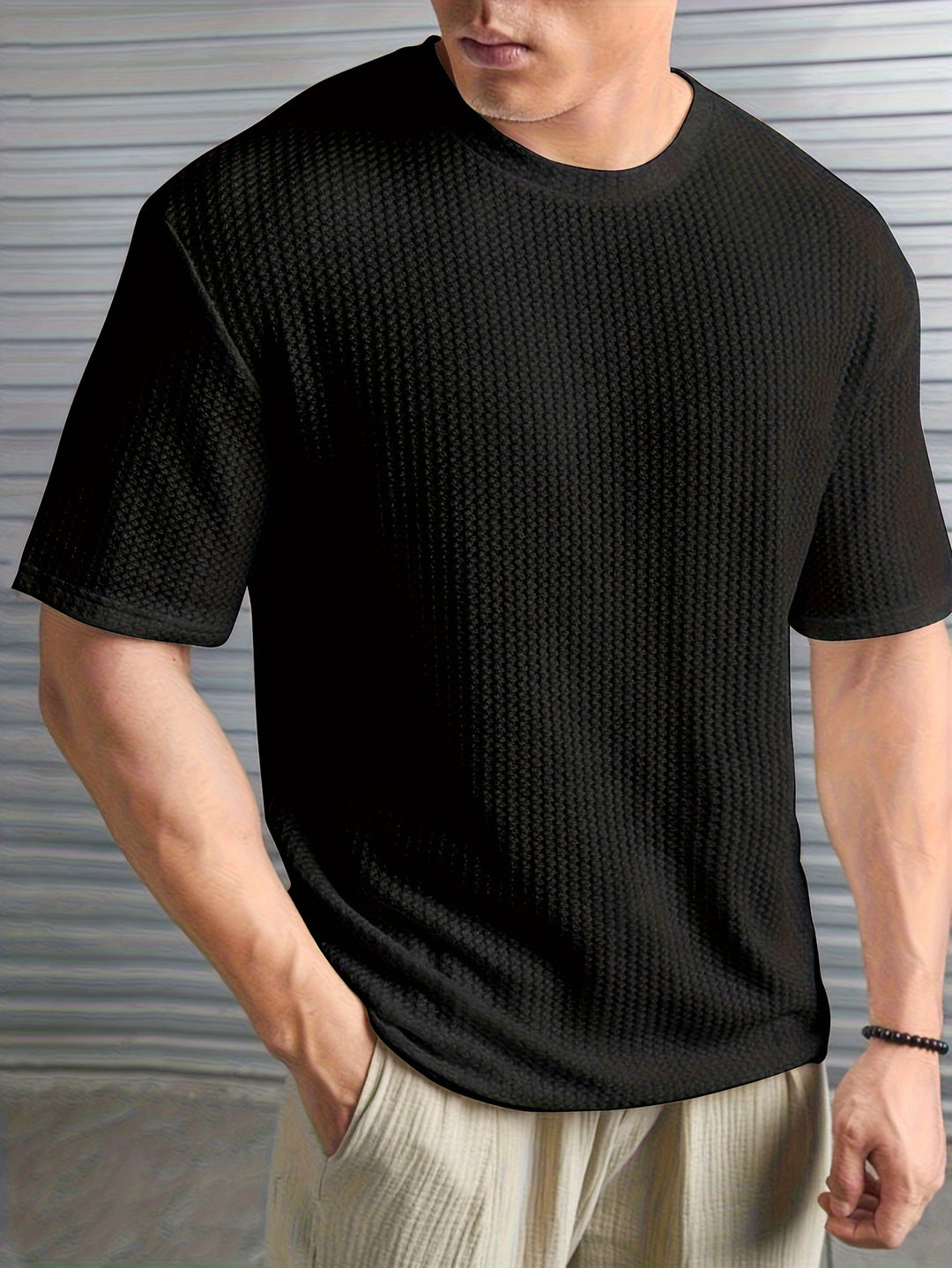 Herr T-shirt | Rak Passform | Kort Ärm