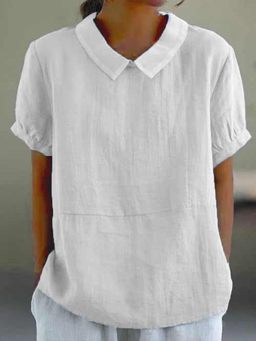 Dam Blus | Elegant | Med Krage
