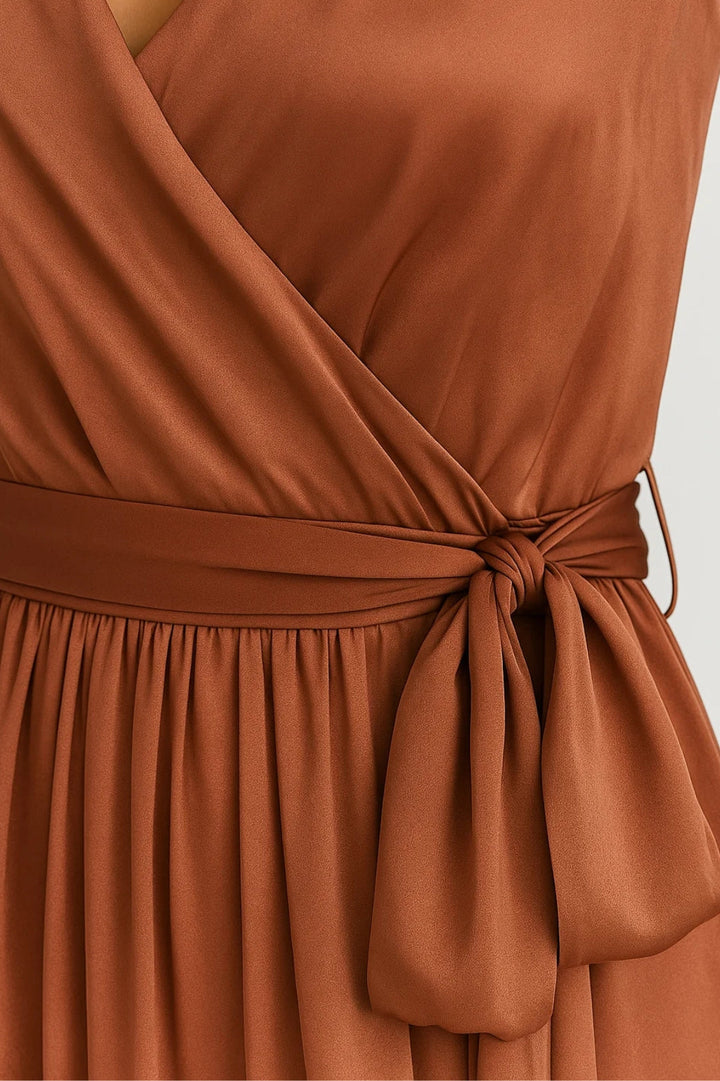 Dam Klänning | Elegant | V-ringad