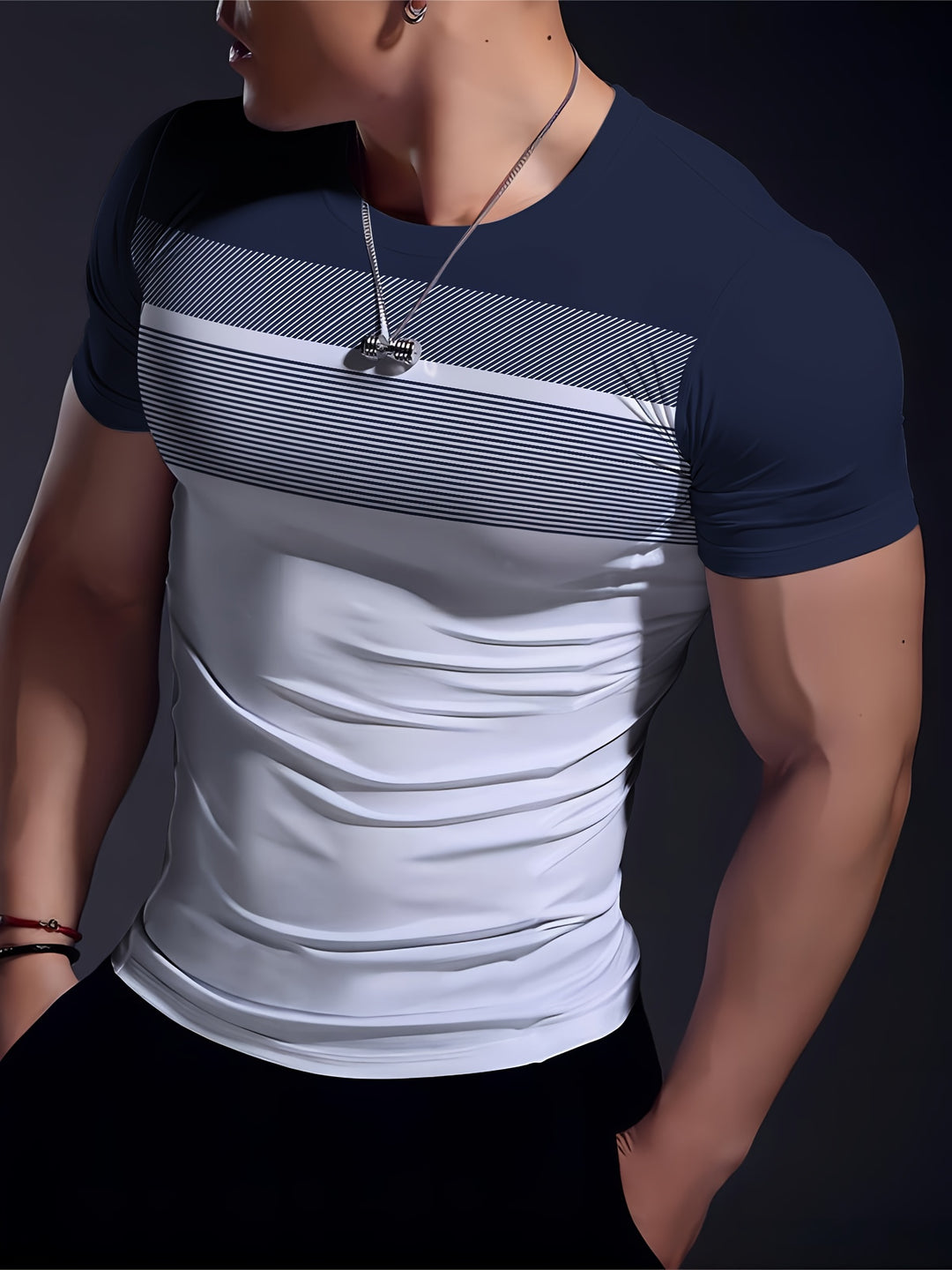 Herr T-shirt | Slimfit | Kort Ärm