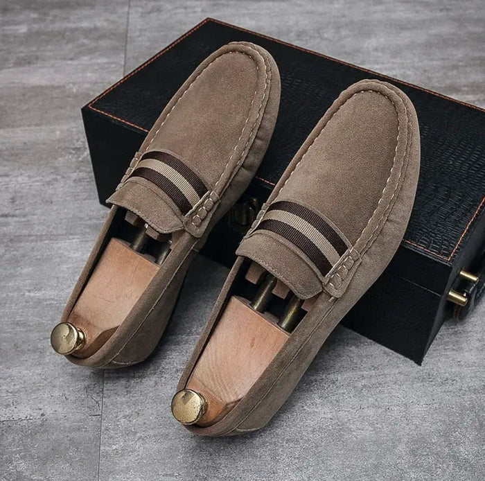 Herr Loafers | Slip-on Klassisk | Band Detalj