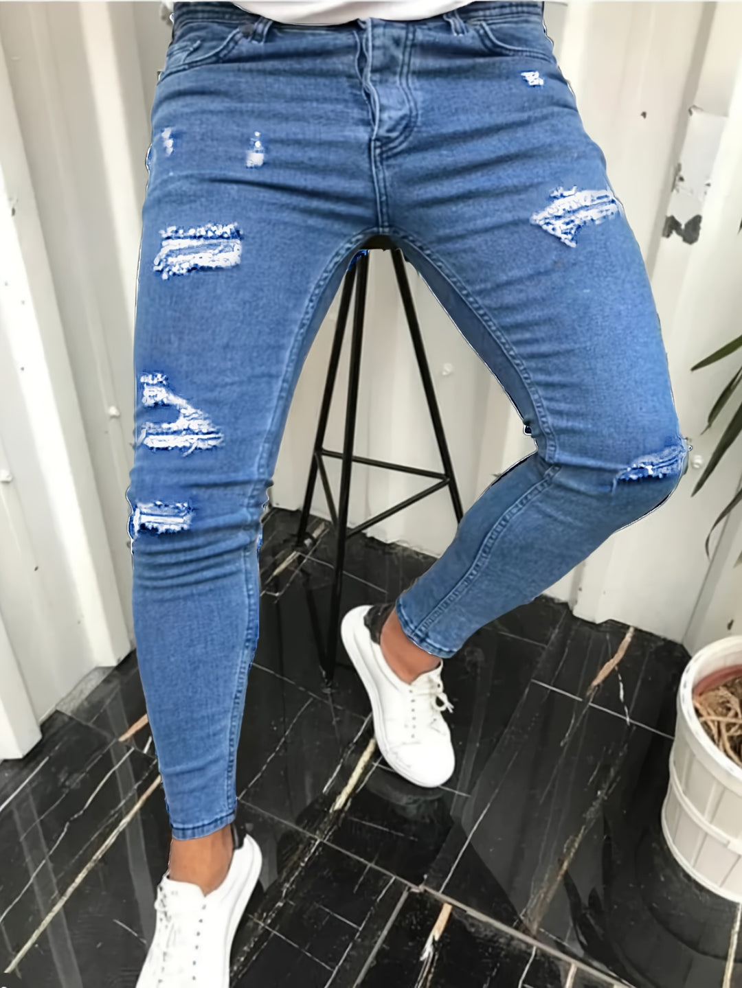 Herr Jeans | Slimfit | Ripped Detaljer