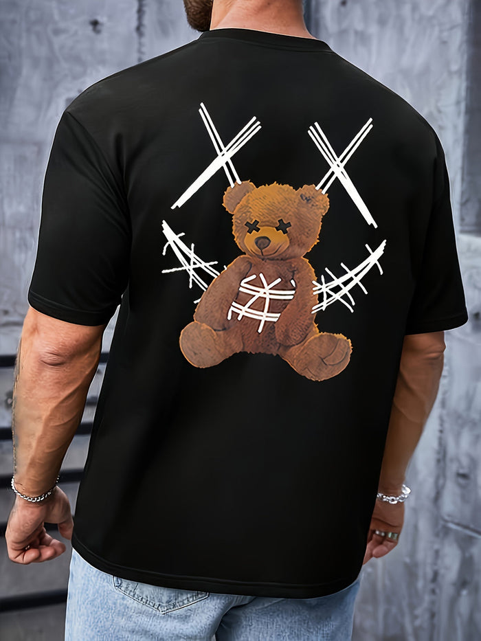 Herr T-shirt | Oversized | Tryck Bak