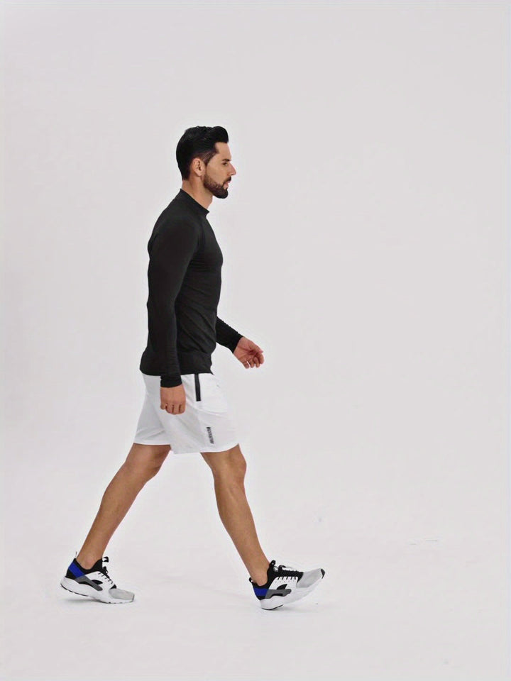 Herr T-shirt | Slimfit | Hög Krage