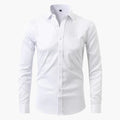 Herr Skjorta | Slim Fit | Med Knappar