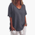 Dam Topp | Oversized | Kort Ärm