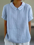 Dam Blus | Elegant | Med Krage