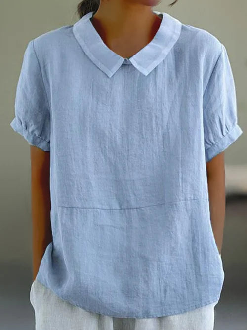 Dam Blus | Elegant | Med Krage