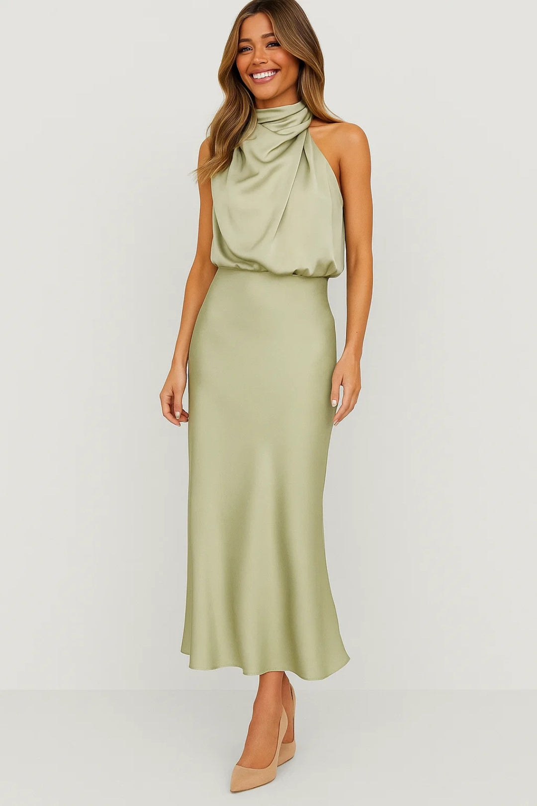 Damer Klänning | Halterneck | Maxi