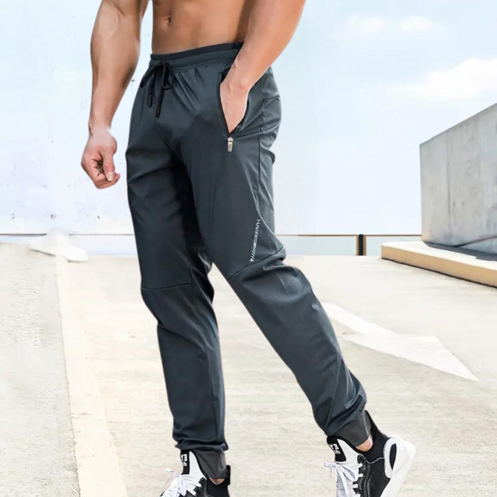 Herr Joggers | Tapered | Med Dragkedja