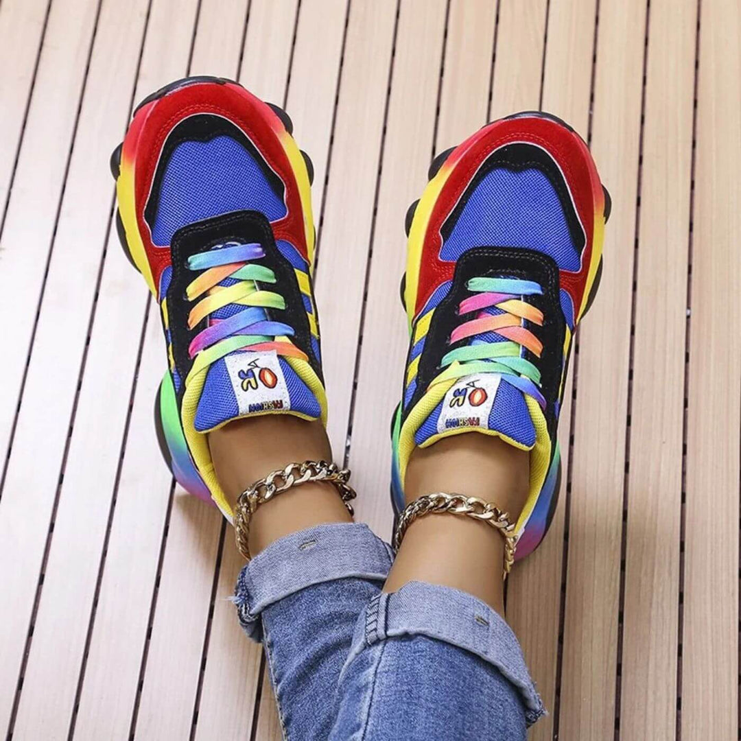 Dam Sneakers | Chunky | Flerfärgad