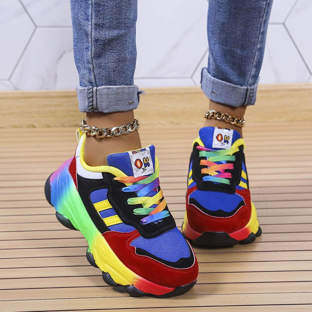 Dam Sneakers | Chunky | Flerfärgad
