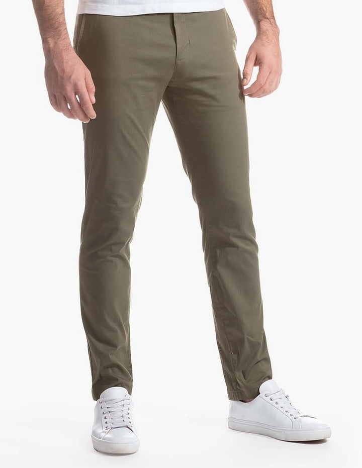 Herr Byxor | Slimfit Straight | Med Knapp
