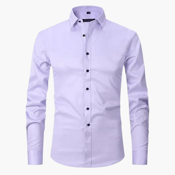 Herr Skjorta | Slim Fit | Med Knappar