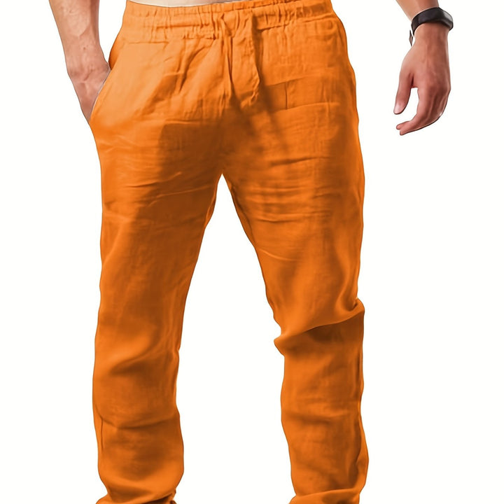 Herr Byxor | Straight | Elastisk Midja