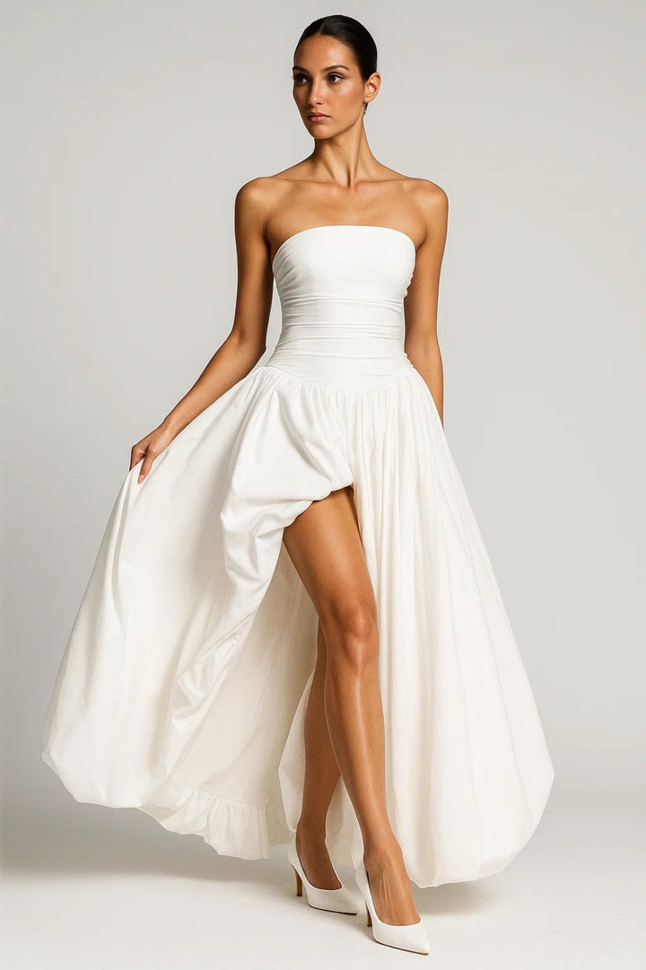 Dam Klänning | Elegant A-linje | Strapless