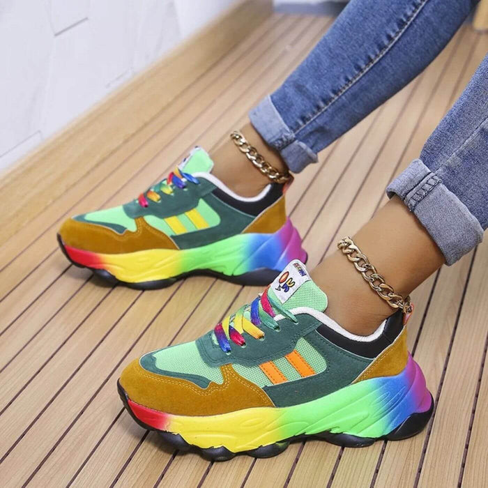 Dam Sneakers | Chunky | Flerfärgad