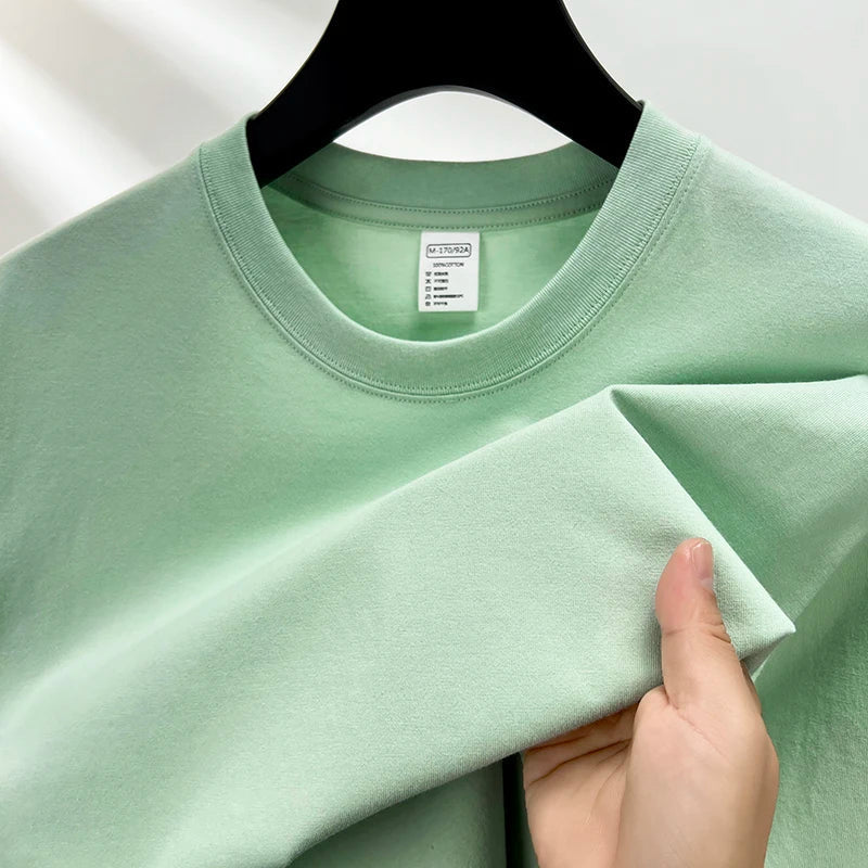 Herr T-shirt | Oversized | Kort Ärm | Rund Hals