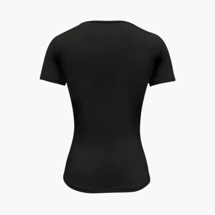 Dam Topp | Slimfit | Kort Ärm