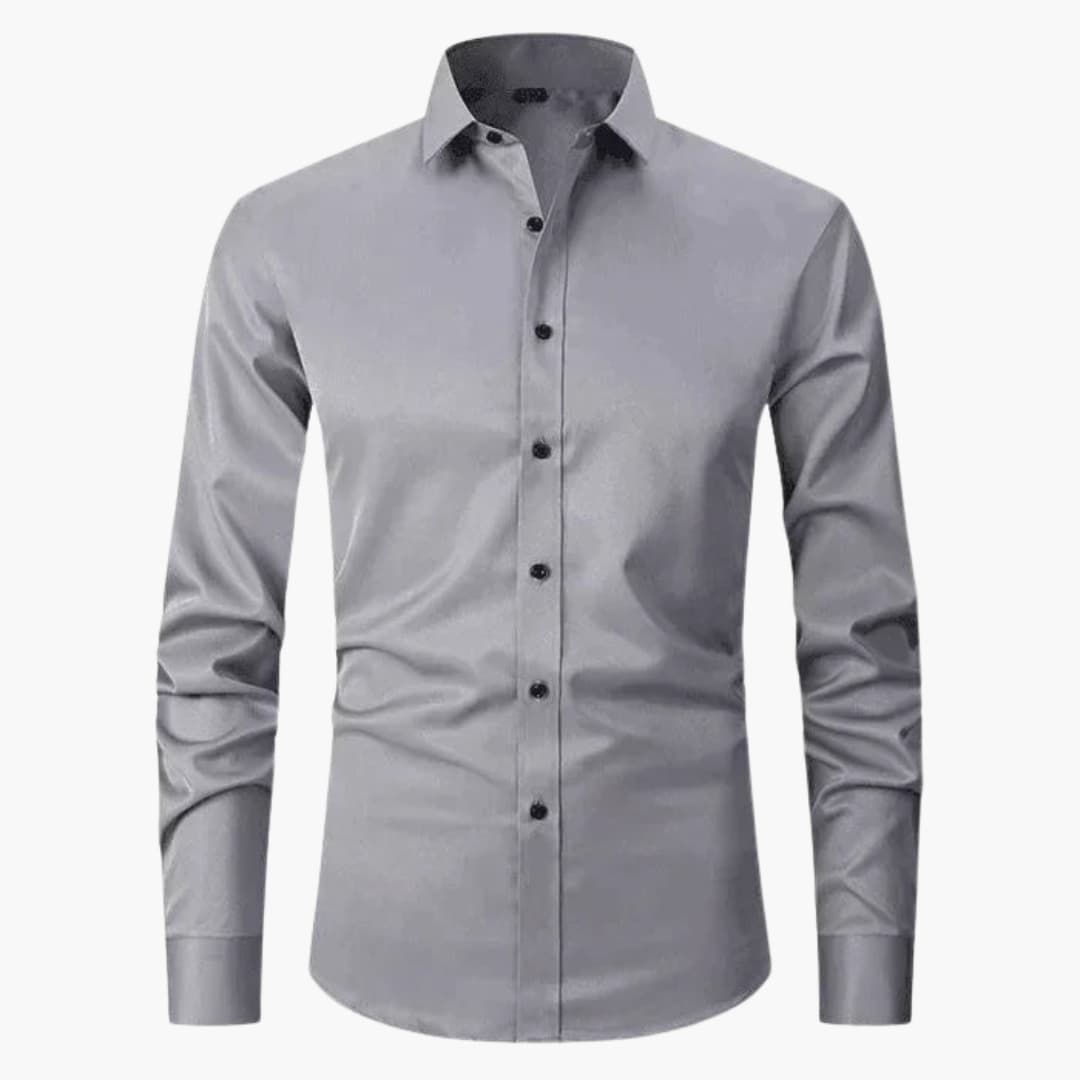 Herr Skjorta | Slim Fit | Med Knappar