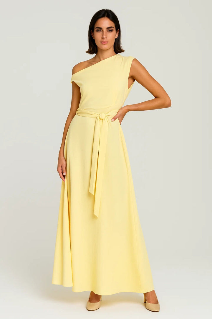 Dam Klänning | Elegant Figursydd | One Shoulder