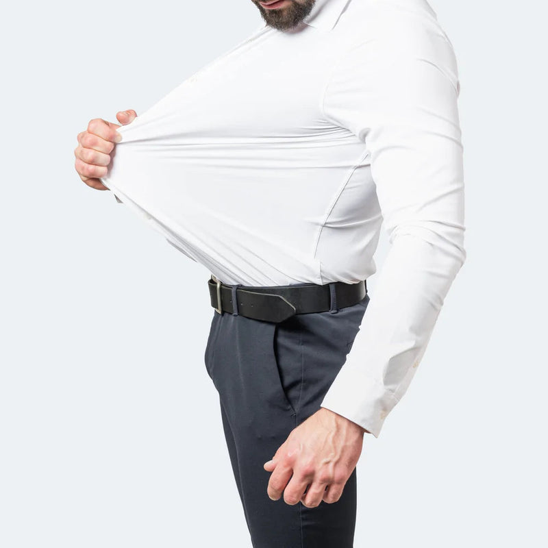 Herr Skjorta | Slimfit Elegant | Med Knappar