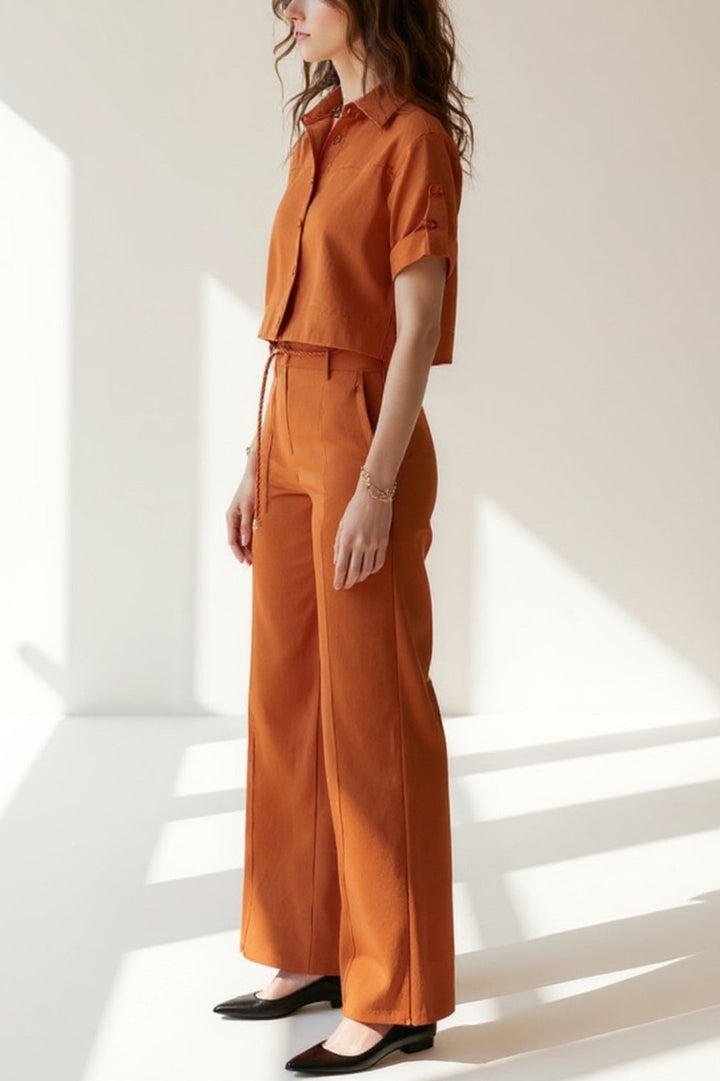 Dam Set | Rak Passform Elegant | Med Knappar