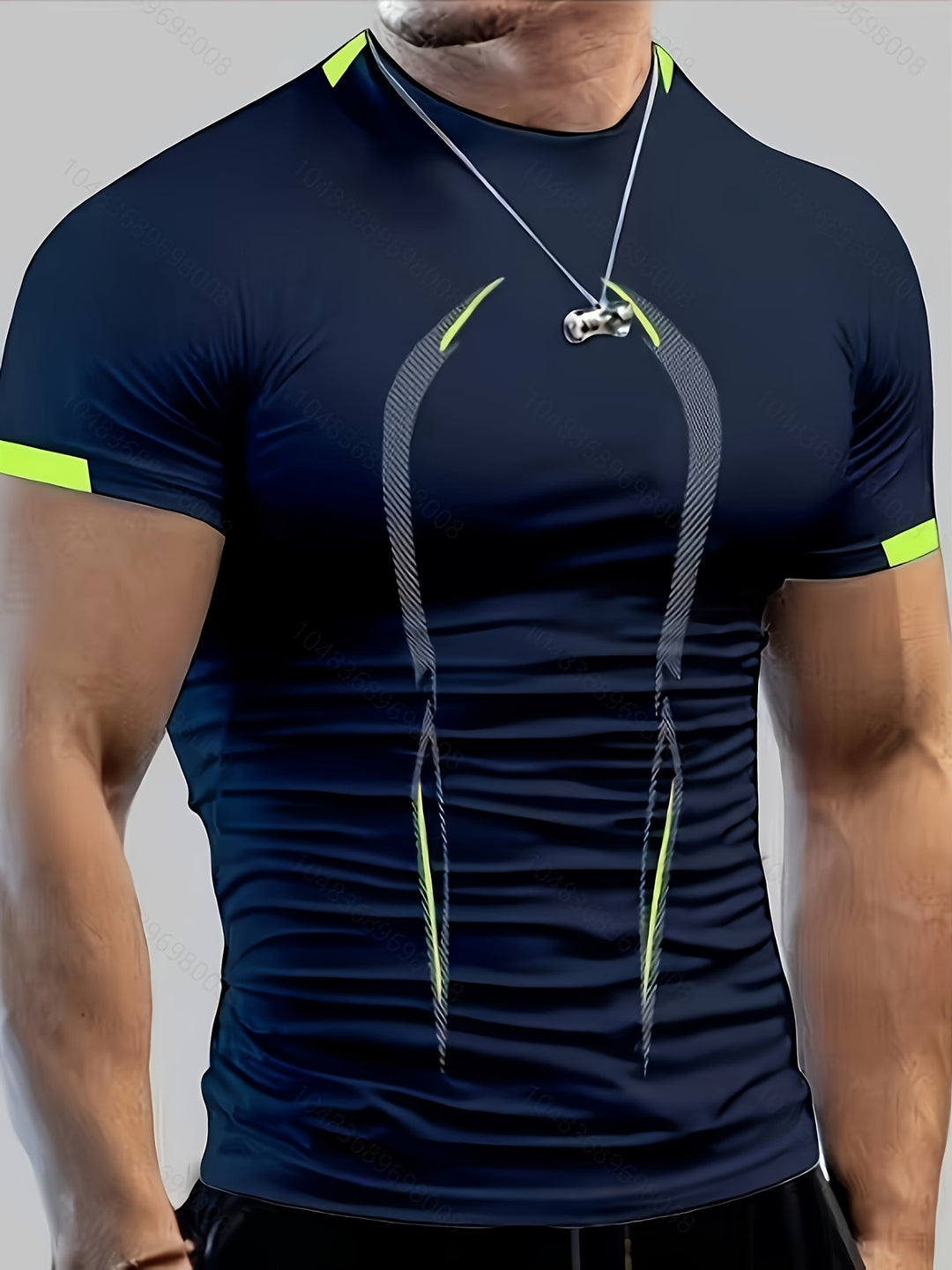 Herr T-shirt | Slimfit | Kort Ärm | Rund Hals