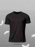 Herr-T-shirt | Slim fit | Rund hals