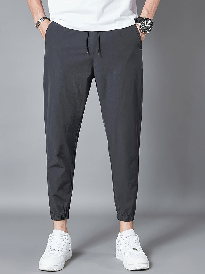 Herr Jogger Byxor | Tapered | Elastisk Midja