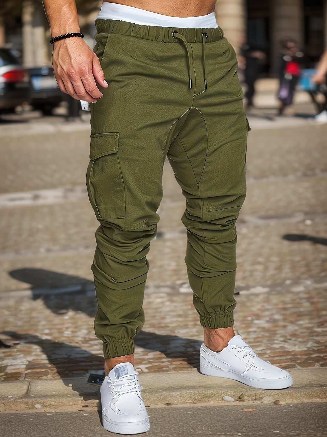 Herr Cargo Jogger | Straight | Elastisk Midja