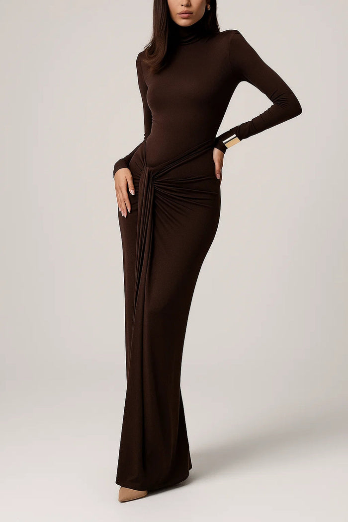 Dam Klänning | Elegant | Långärmad | Med Slits