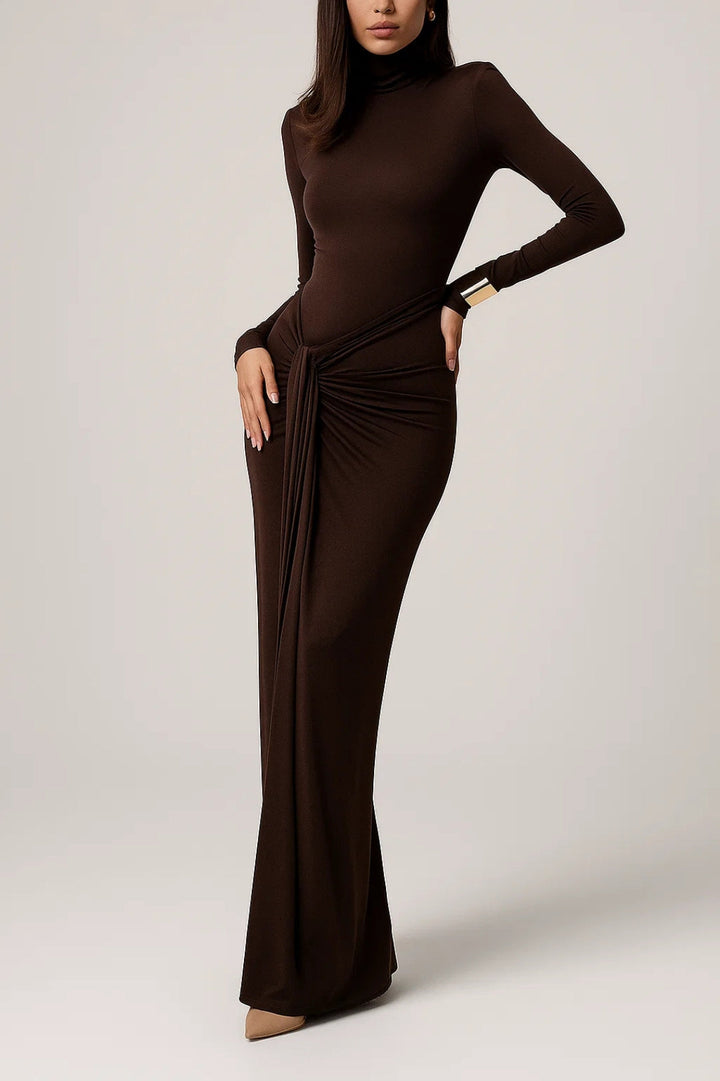 Dam Klänning | Elegant | Långärmad | Med Slits