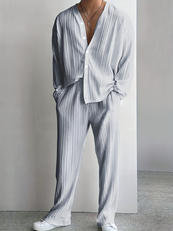 Herr Set | Oversized | Med Knappar