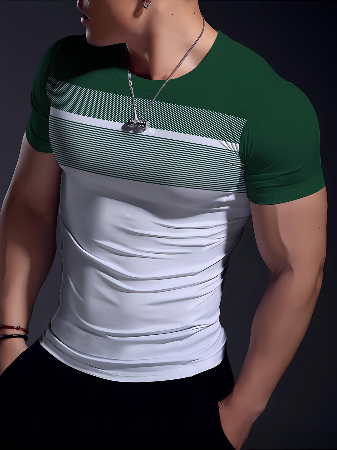 Herr T-shirt | Slimfit | Kort Ärm