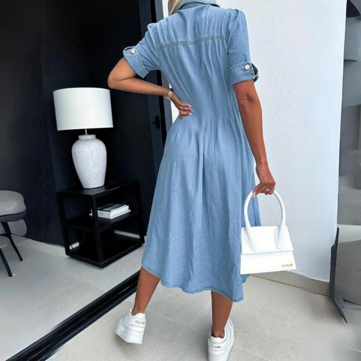Dam Klänning | Elegant | Kort Ärm