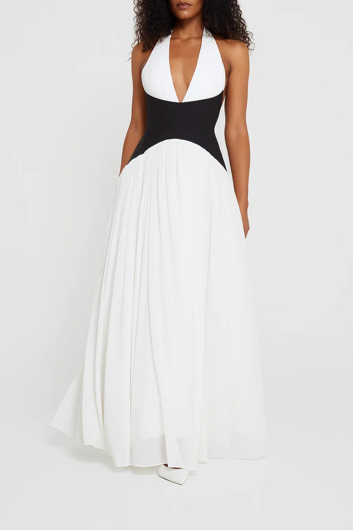 Dam Klänning | Elegant Figurnära | Halterneck