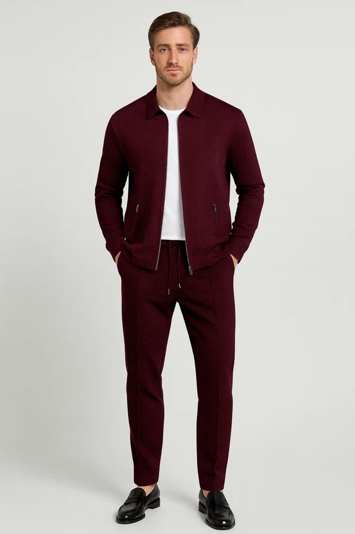 Herr Set | Elegant Slimfit | Dragkedja | Komfort