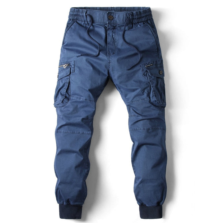 Herr Relaxed Fit Cargo Joggbyxor - Funktionell Stil