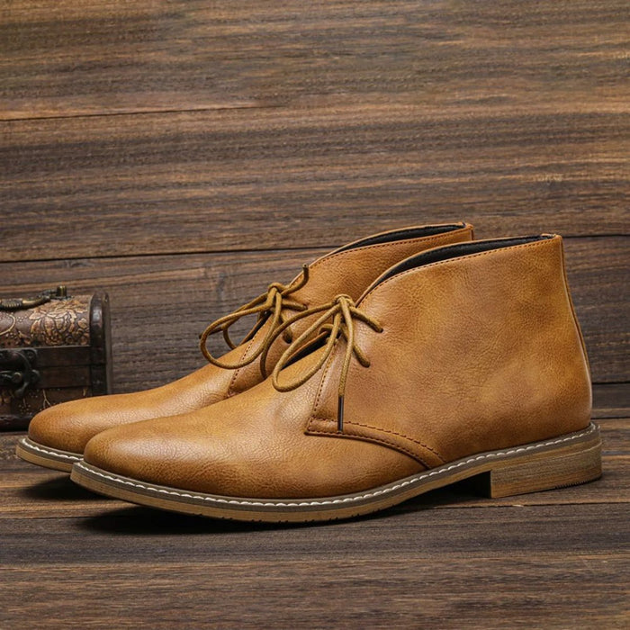 Herr Chukka Boots Snörning Ankelhöga för Kontor och Fritid