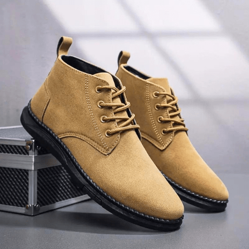 Herr Chukka Boots med Snörning och Rundad Tå